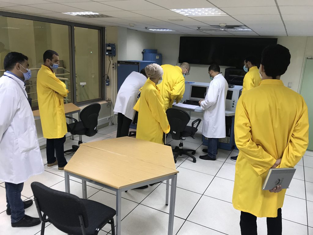 Le CNESTEN reçoit une mission d’inspection réglementaire effectuée par l’AMSSNuR